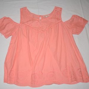 Red Camel cold shoulder top